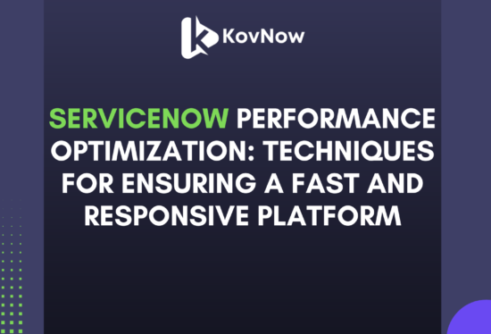 servicenow performance optimization