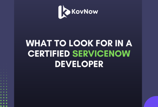 Certified ServiceNow Developer