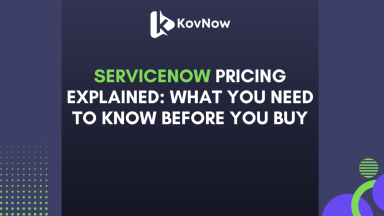 ServiceNow Pricing